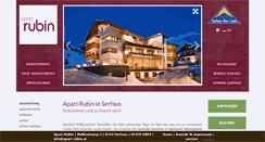 Desktop Screenshot of apart-rubin.at